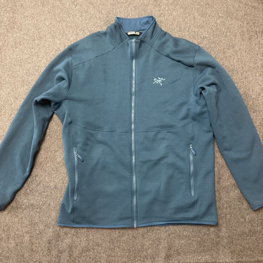 Arc'teryx Kyanite Full Zip Jacket Blue Men Size XXL